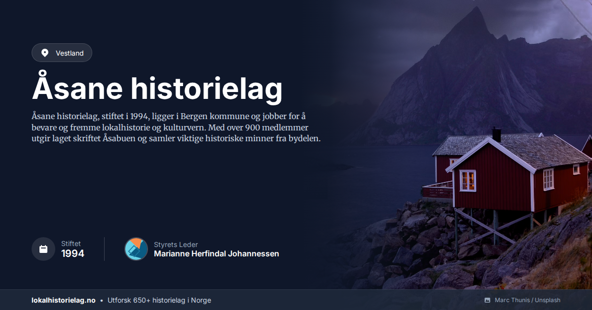 Åsane historielag i Bergen | lokalhistorielag.no
