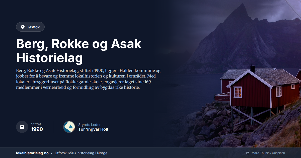 Berg, Rokke og Asak Historielag i Halden | lokalhistorielag.no