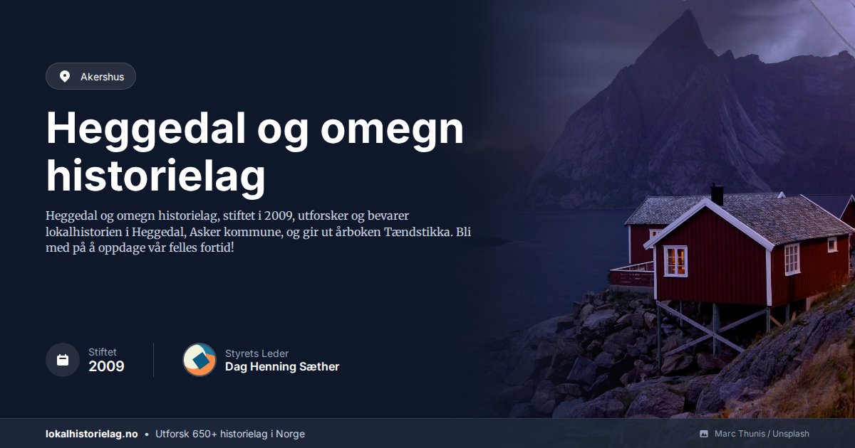 Heggedal og omegn historielag i Asker | lokalhistorielag.no